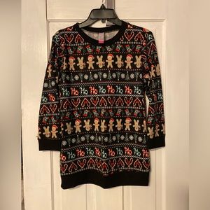 Christmas themed 3/4 sleeved shirt